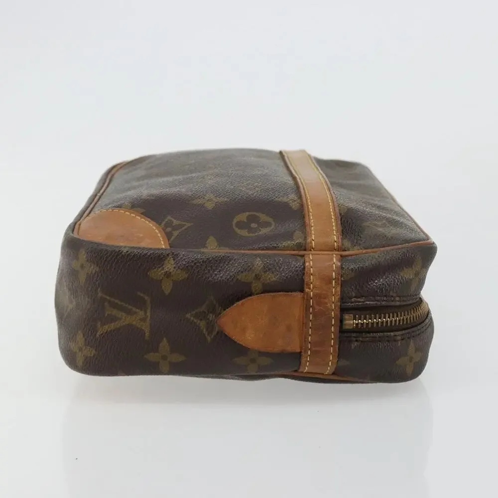 Louis Vuitton Monogram Compiegne 28 Clutch Bag Brown